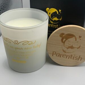 Soy Wax Candle Lavender Scent Congrats on New Baby